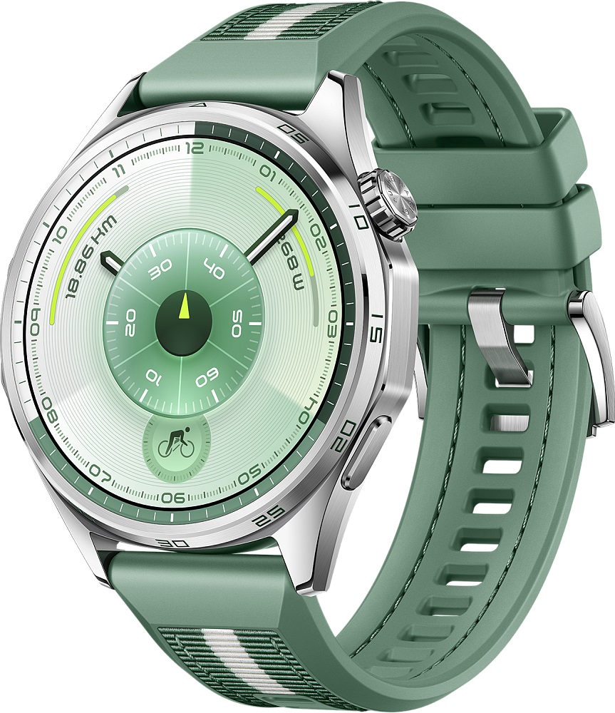Умные часы Huawei Watch GT 6 46мм Green Woven Strap ATM-B19 (55020FWD)