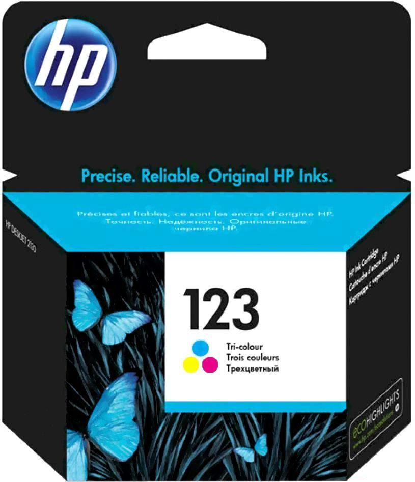 Картридж HP 123 трехцветный (F6V16AE)