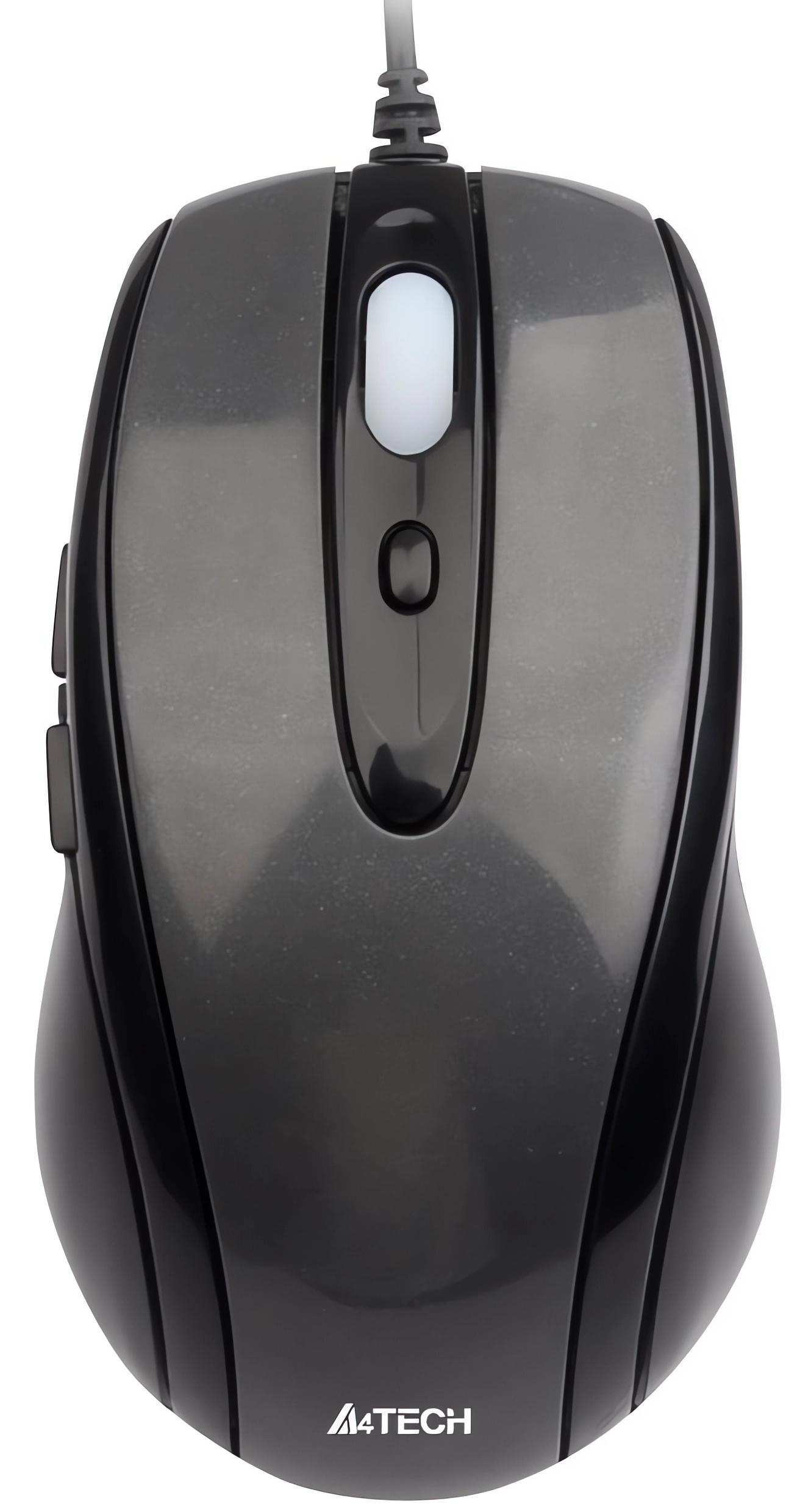 Мышь A4Tech V-Track N-708X Glossy Grey (N-708X-1)