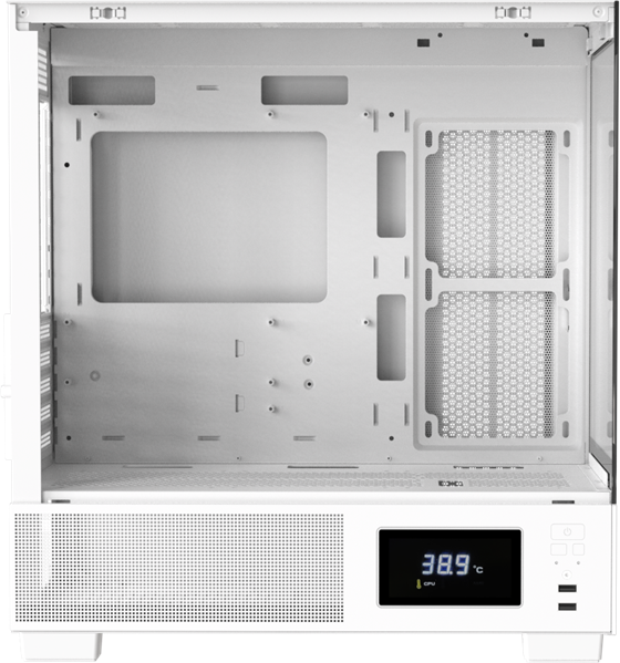 Корпус Formula V Line Crystal E1M без БП White