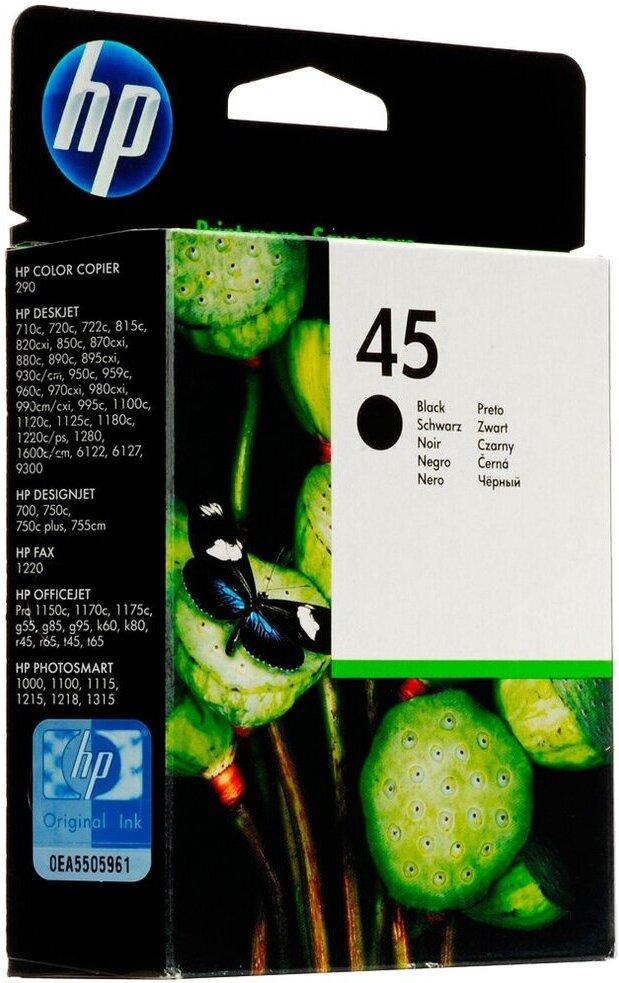 Картридж HP 45 черный (51645AE)