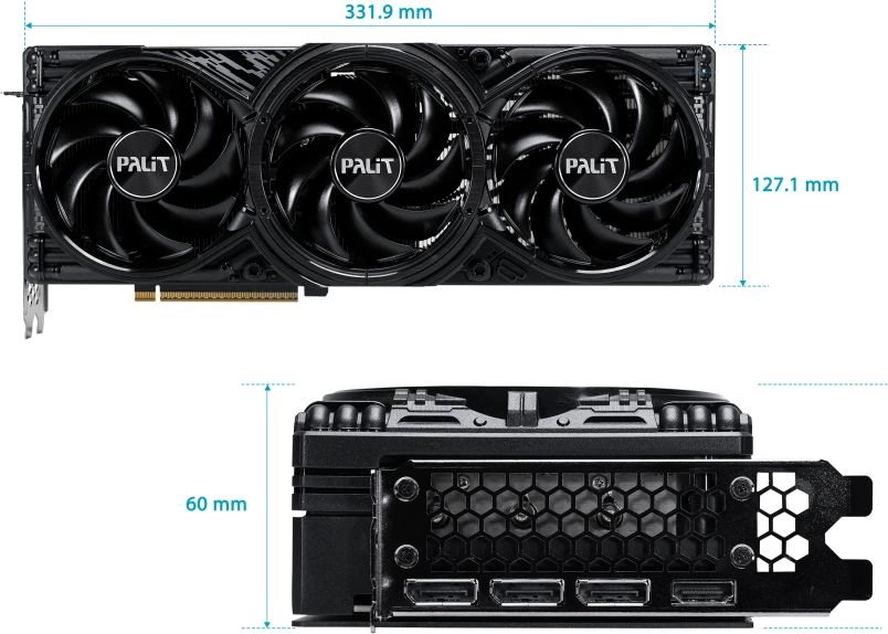 Видеокарта Palit GeForce RTX 5070 GamingPro 12GB GDDR7 (NE75070019K9-GB2050A)