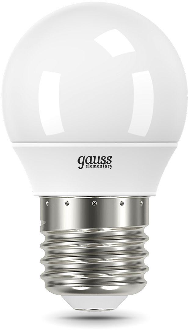 Лампа светодиодная Gauss Elementary 53212 белый/теплый 10шт