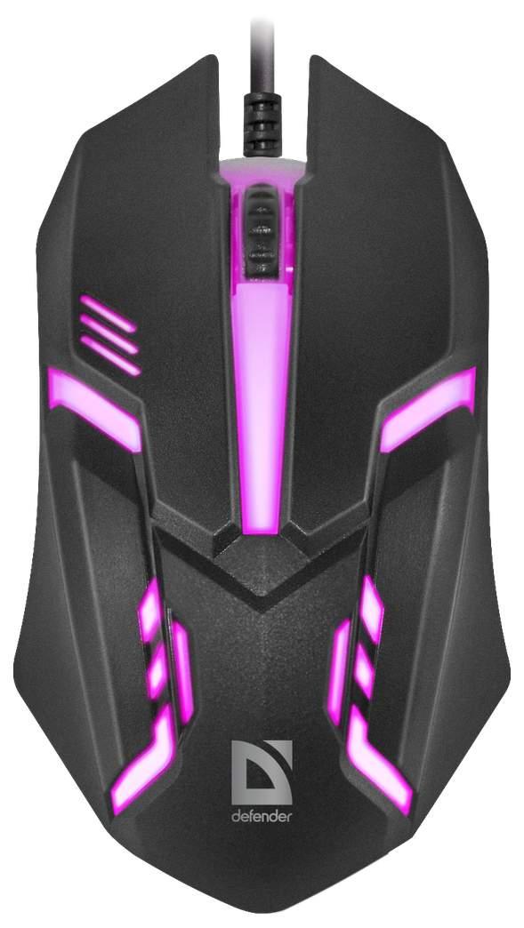 Мышь Defender Cyber MB-560L черный (52560)