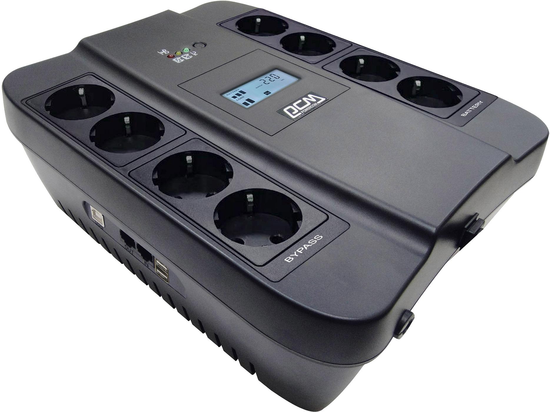 Источник бесперебойного питания Powercom Spider LCD USB (SPD-550U)