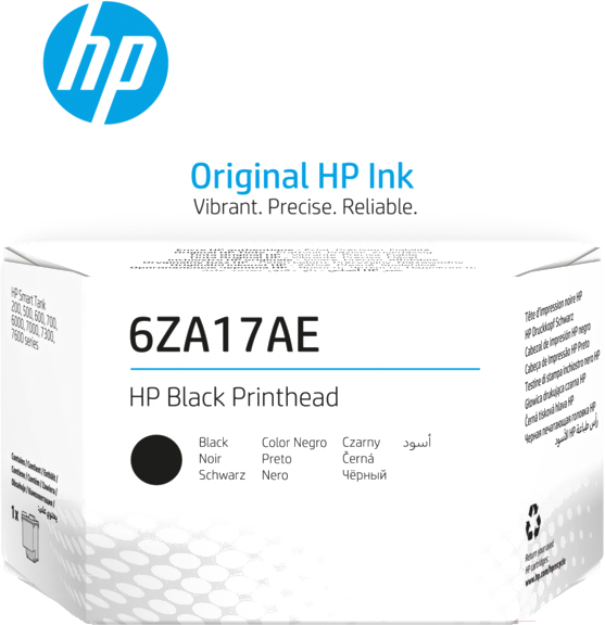 Печатающая головка HP 6ZA17AE черный
