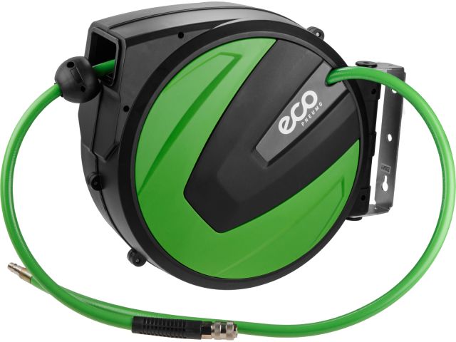 Шланг армированный на катушке ф 10/16 мм с быстросъемн. соед. ECO (длина 15 м) (толщ.стенки: 3 мм)