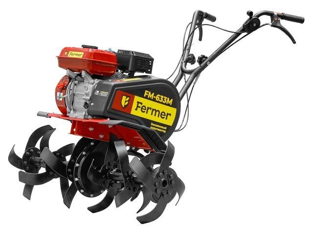 Культиватор бензиновый FERMER FM-633M (7.5 л.с., шир. 85 см, без ВОМ, передач 1+1)
