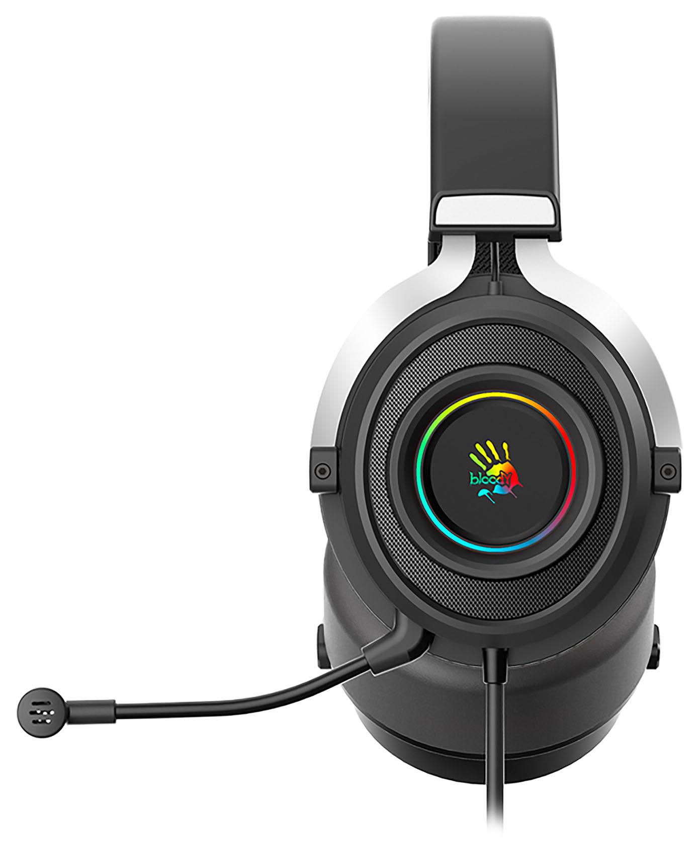 Наушники A4Tech Bloody G535 черный/серебристый