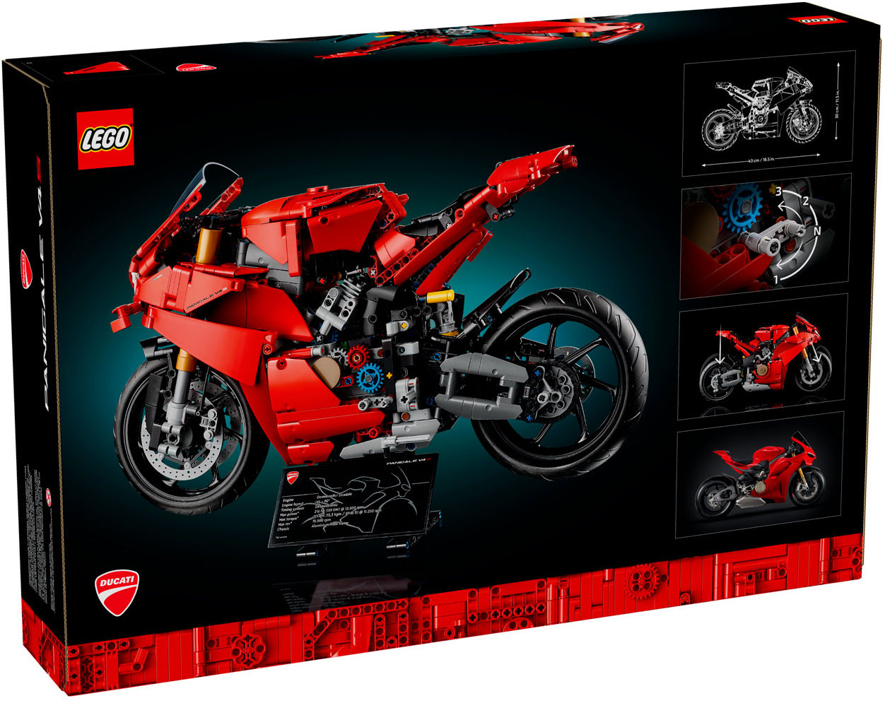 Конструктор Lego Technic Мотоцикл Ducati Panigale V4 S (42202)