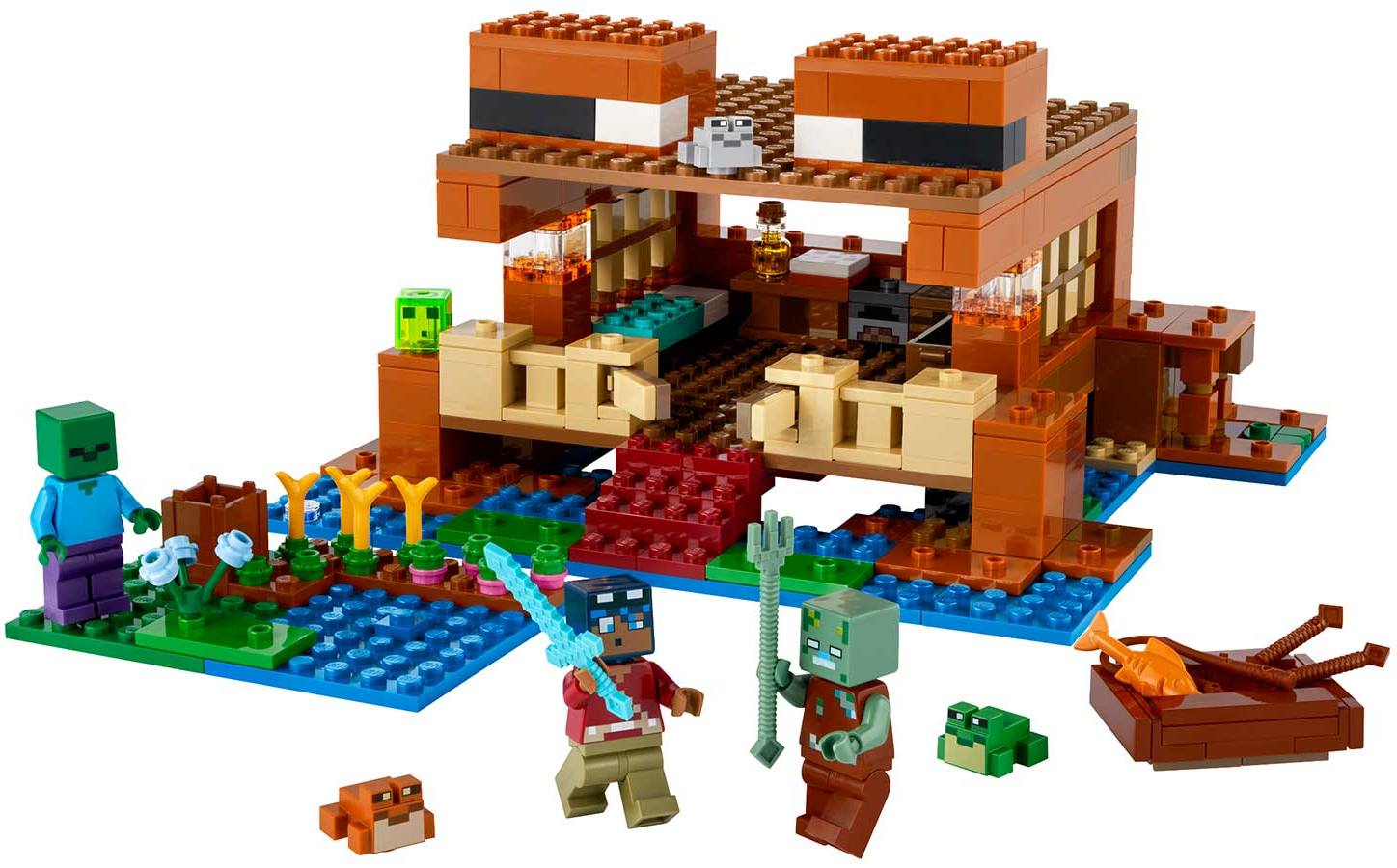 Конструктор Lego Minecraft Лягушачий домик (21256)