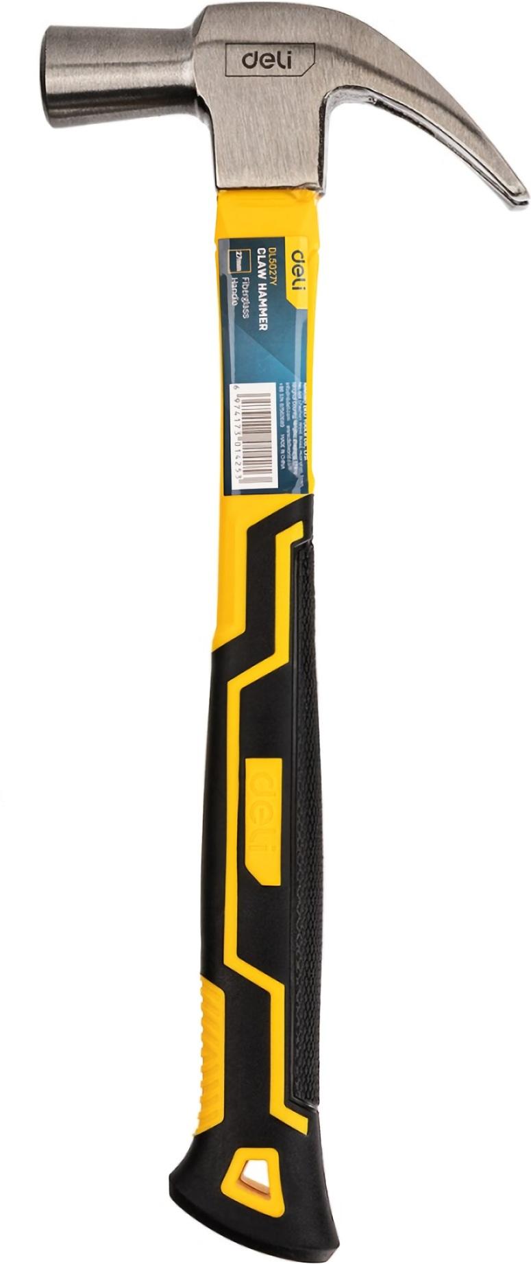 Молоток-гвоздодер Deli DL5027Y