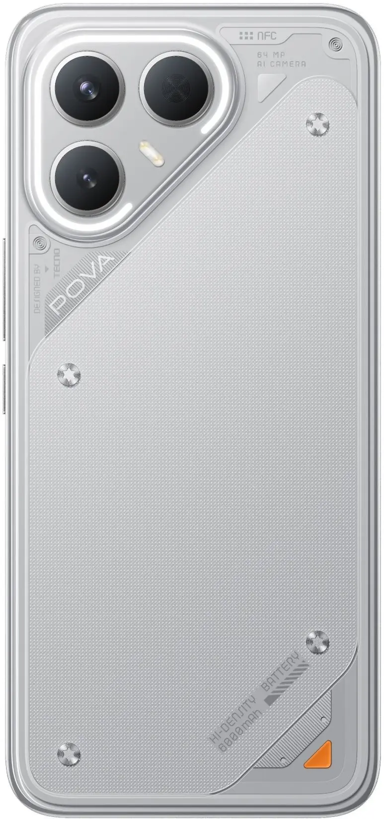 Смартфон Tecno Pova 7 Pro 5G 12GB/256GB Dynamic Grey (LJ8)