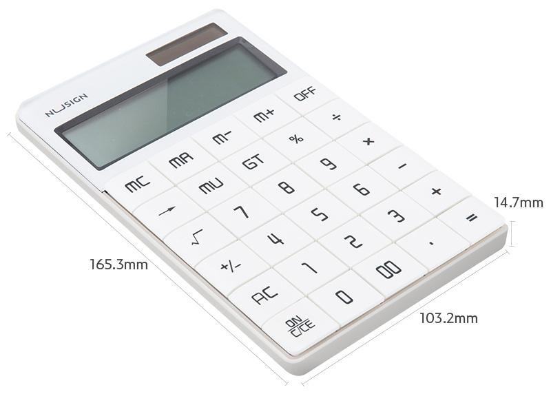 Калькулятор Deli Nusign ENS041WHITE
