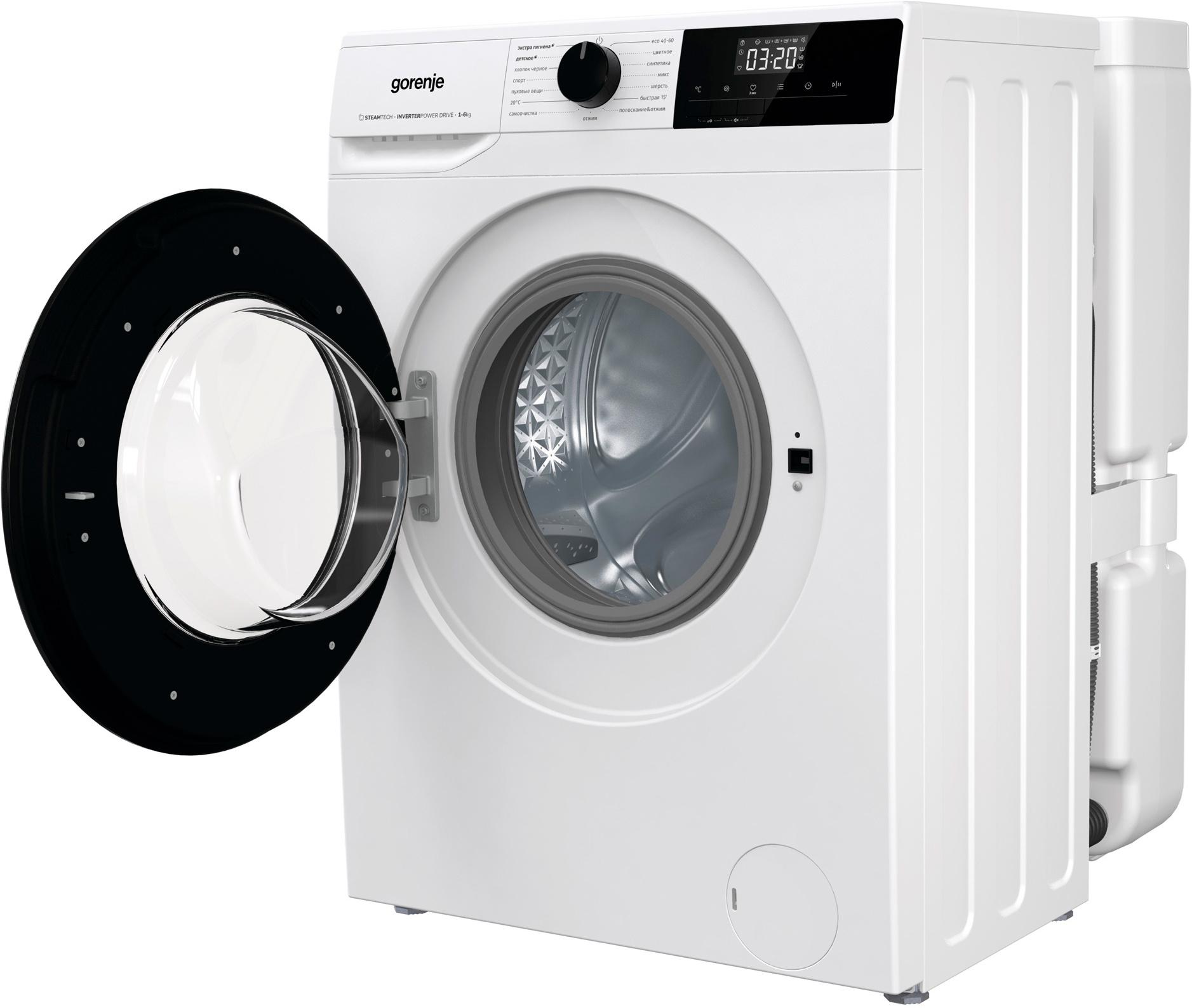 Стиральная машина Gorenje W1NHPI60SCSIRV белый