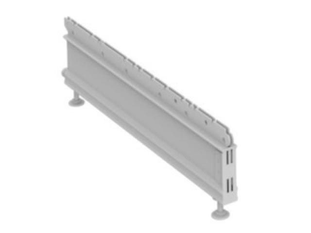 Стопа в комплекте с ножками H-100 G-470 /RAL 7035/ (серый) (MAGO)