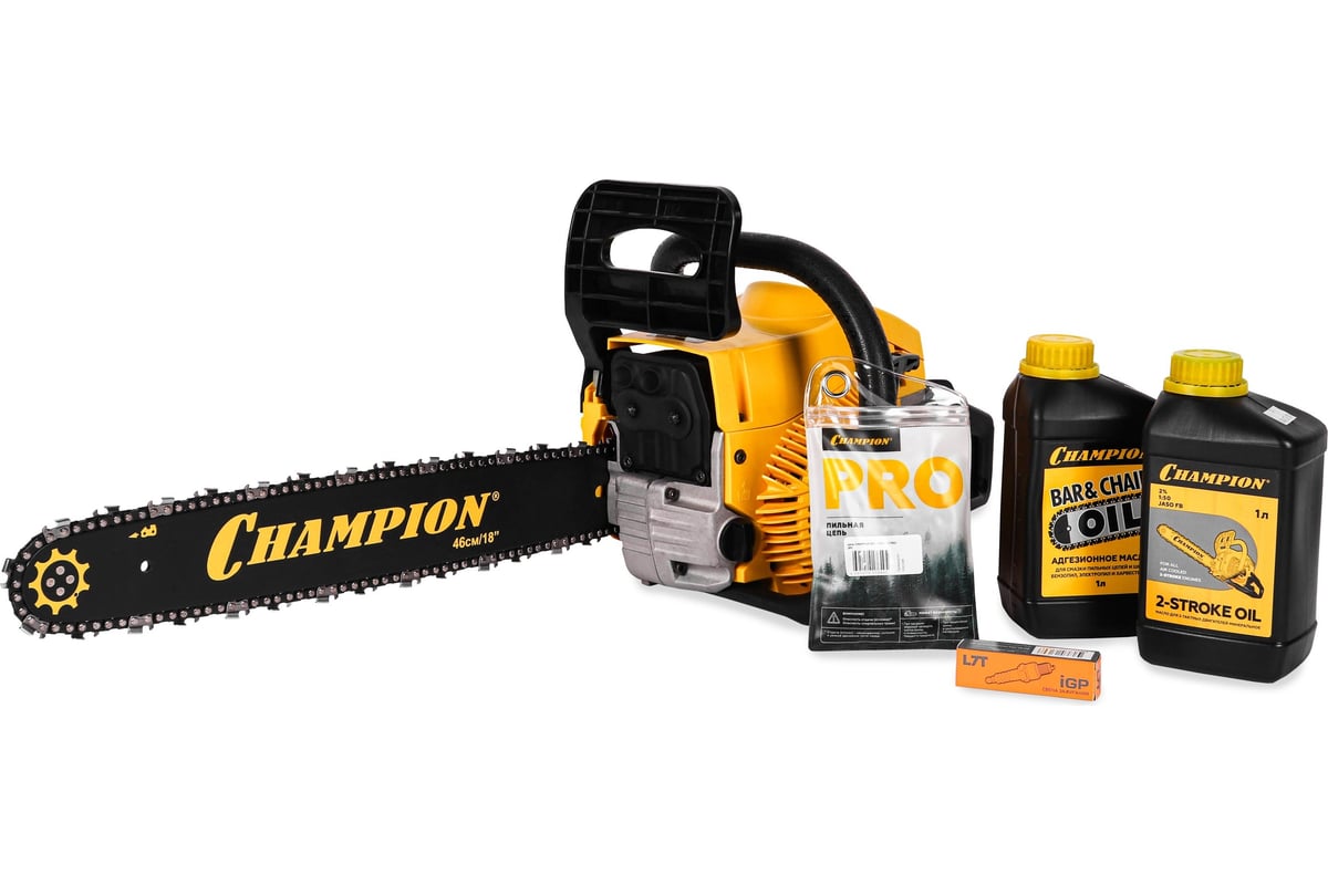 Бензопила цепная Champion A362-18