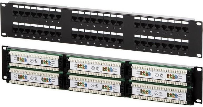 Патч-панель Lanmaster NM-PPU48C