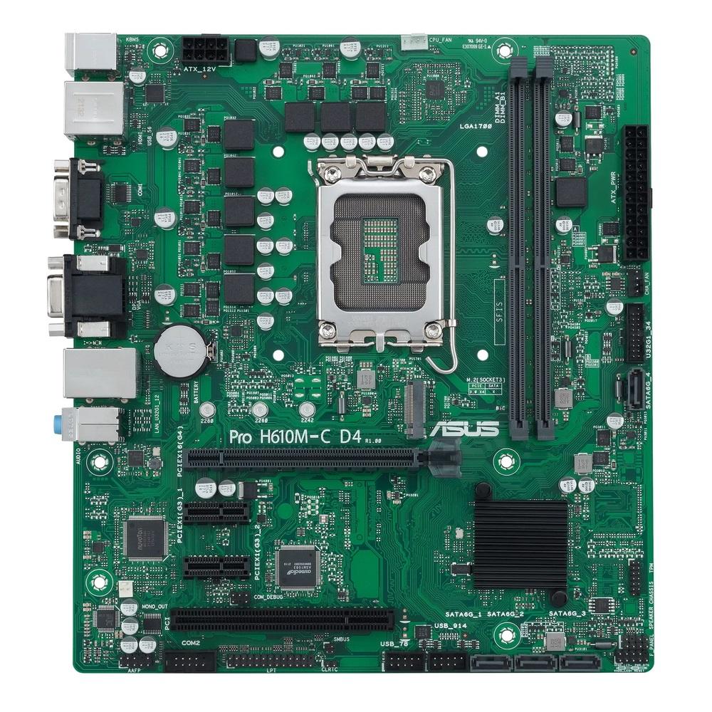 Материнская плата ASUS Pro H610M-C D4-CSM (90MB1A30-M0EAYC)