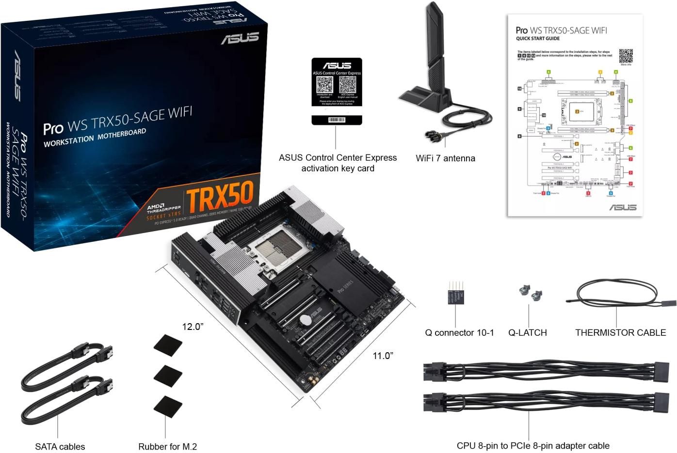 Материнская плата ASUS Pro WS TRX50-Sage WIFI (90MB1FZ0-M0EAY0)