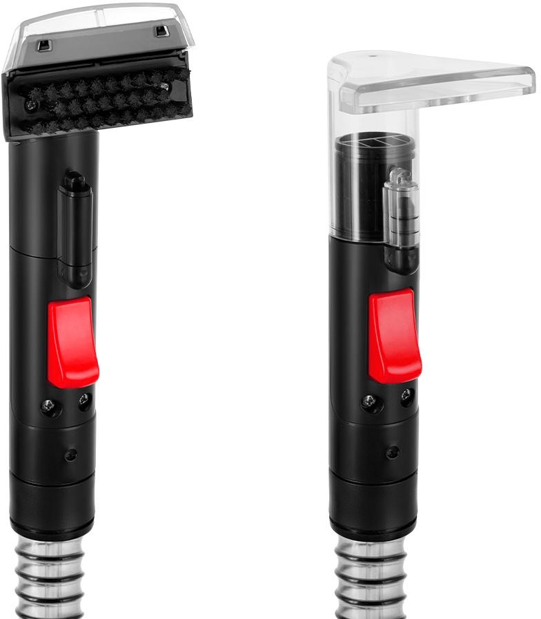 Пылесос Kitfort КТ-5162-1 черный/малиновый