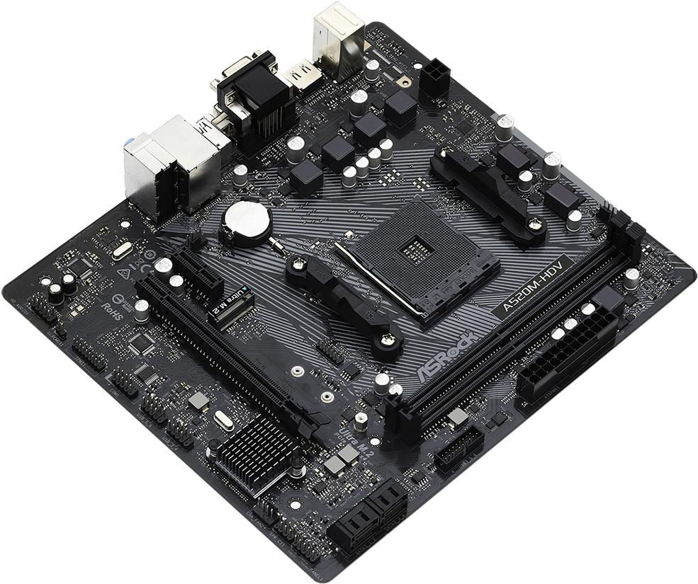 Материнская плата ASRock A520M-HDV DDR4