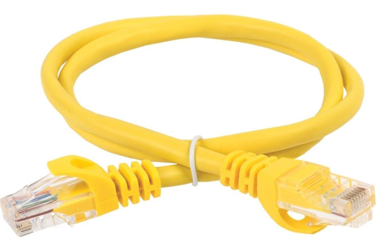 Патч-корд ITK Generica PC05-C5EU-3M-G U/UTP желтый