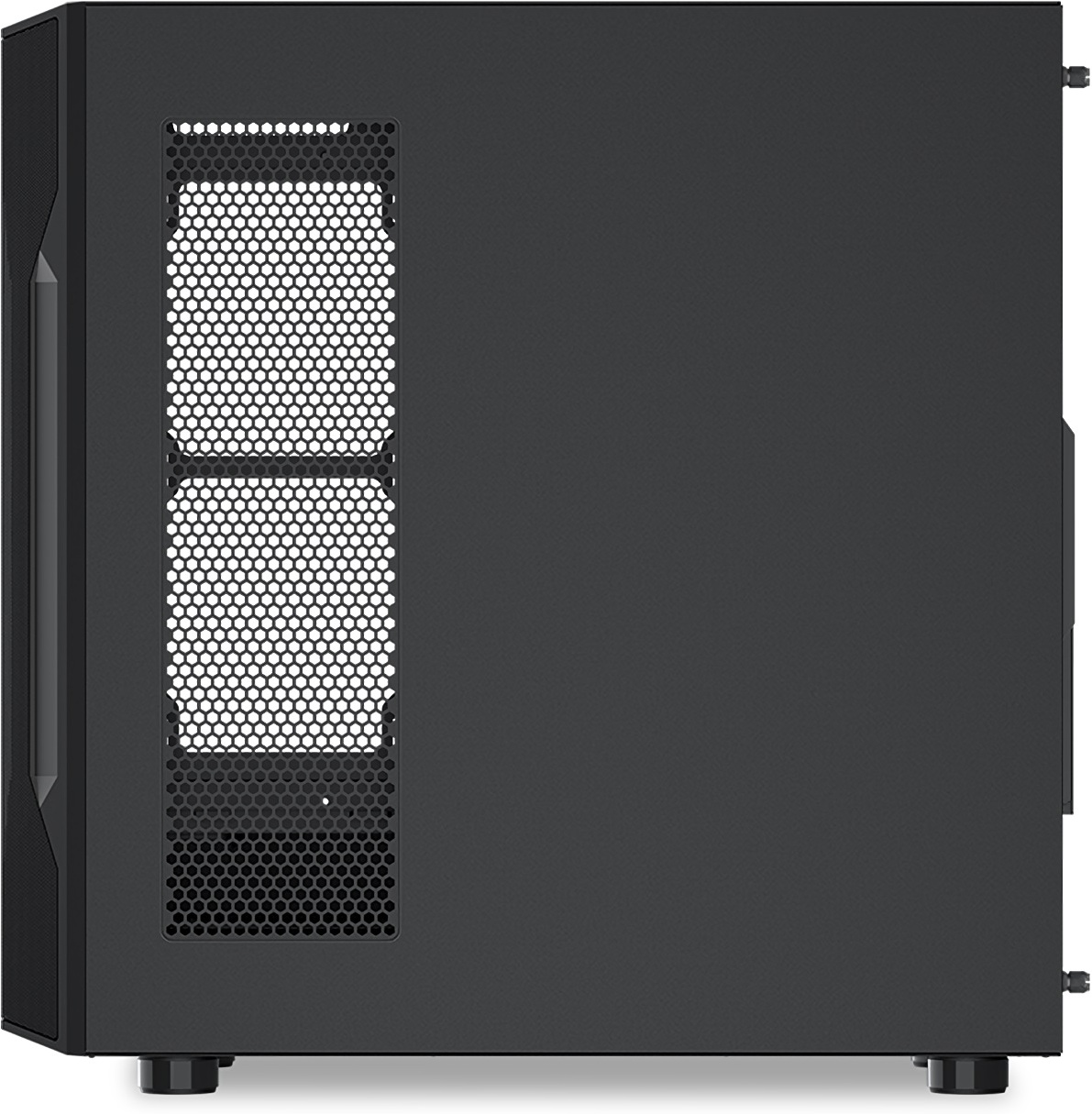 Корпус Sama S40 BK ATX без БП черный (S40-BKAPA4X1-GL)