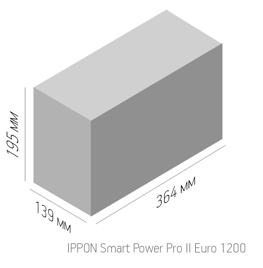 Источник бесперебойного питания Ippon Smart Power Pro II Euro 1200 (1029740)