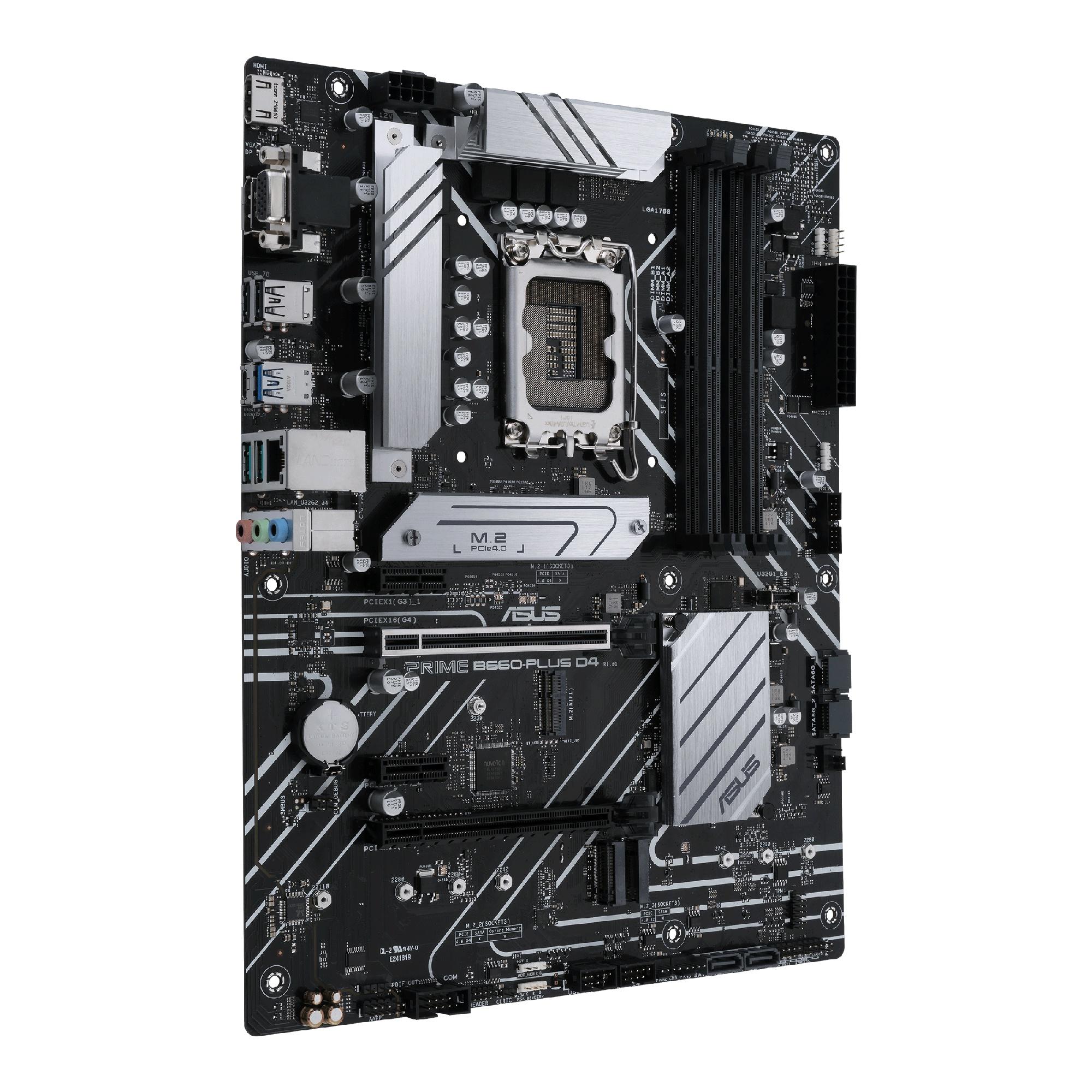 Материнская плата ASUS Prime B660-Plus D4 DDR4