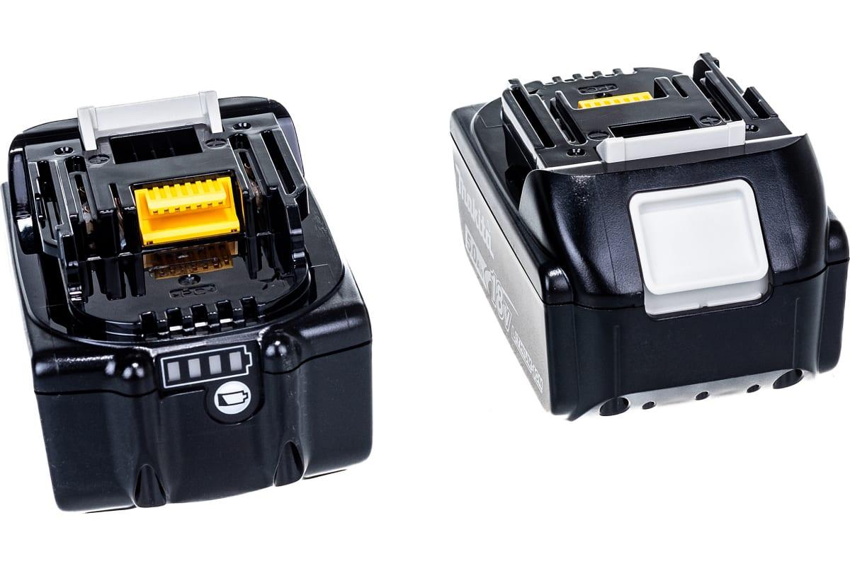 Аккумулятор с зарядным устройством для инструмента Makita BL1850B 18В 5Ач Li-Ion (191L75-3)