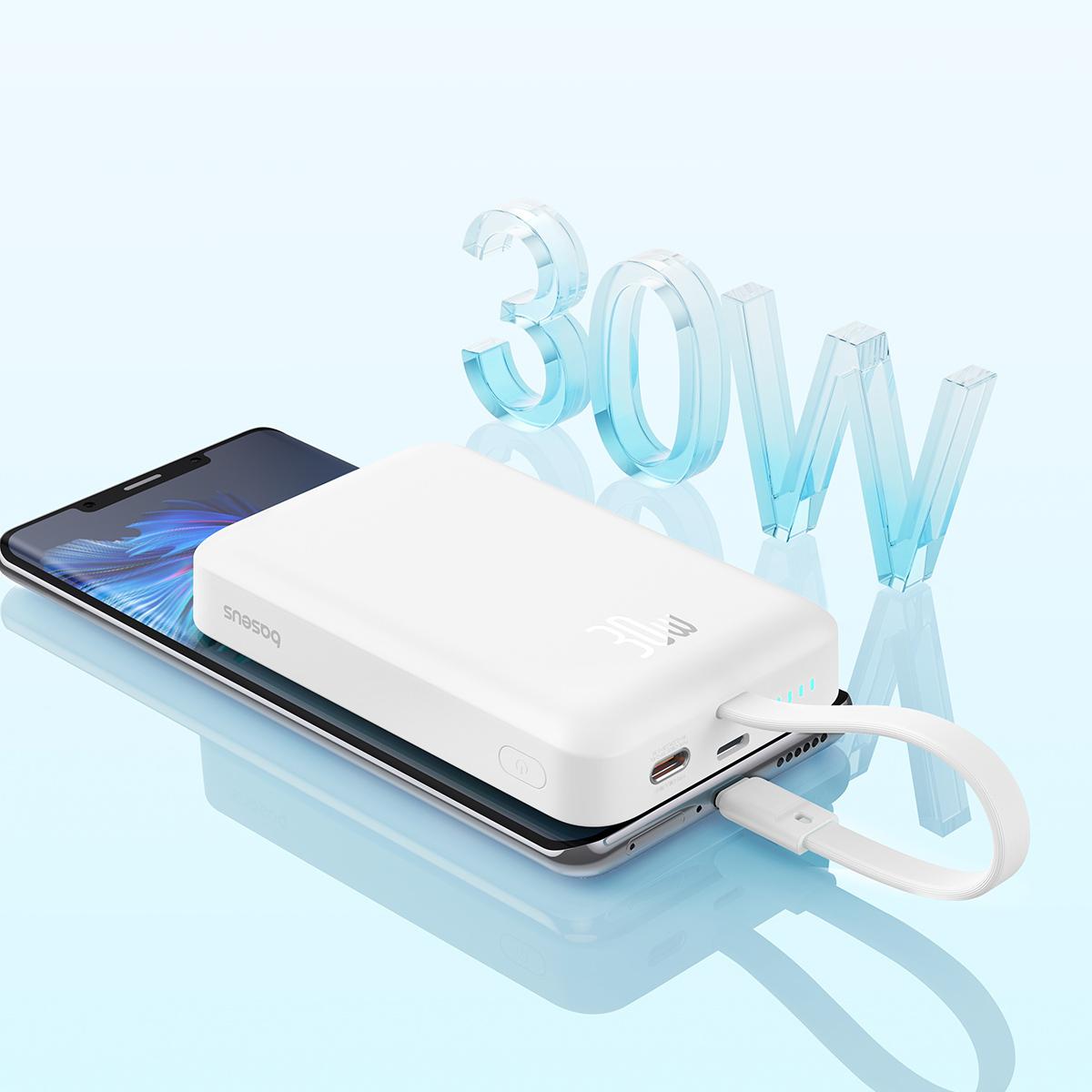 Портативное зарядное устройство Baseus Magnetic Mini Stellar White (P1002210B223-00)