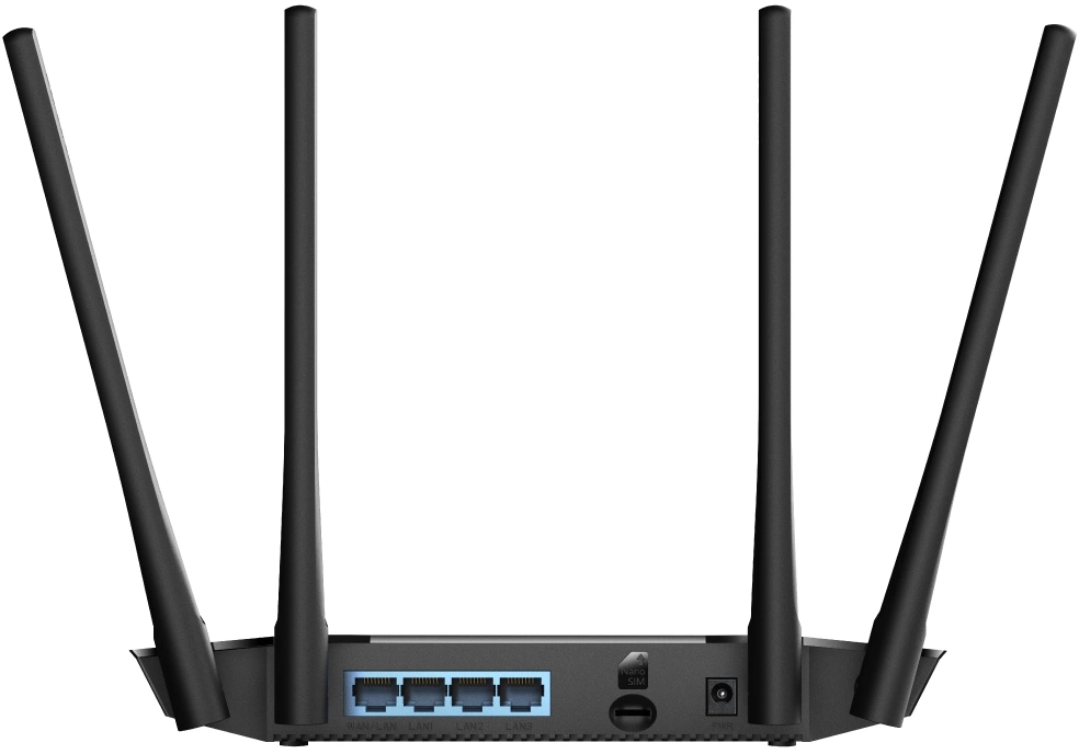 Роутер беспроводной Cudy N300 черный (LT400)