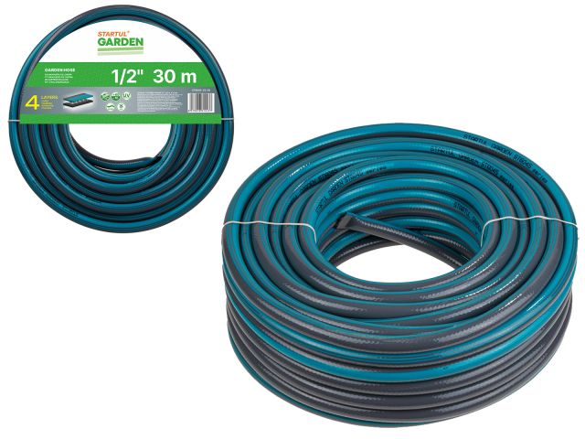 Шланг поливочный 1/2" 30м STARTUL GARDEN (ST6045-1/2-30) (4 слоя)