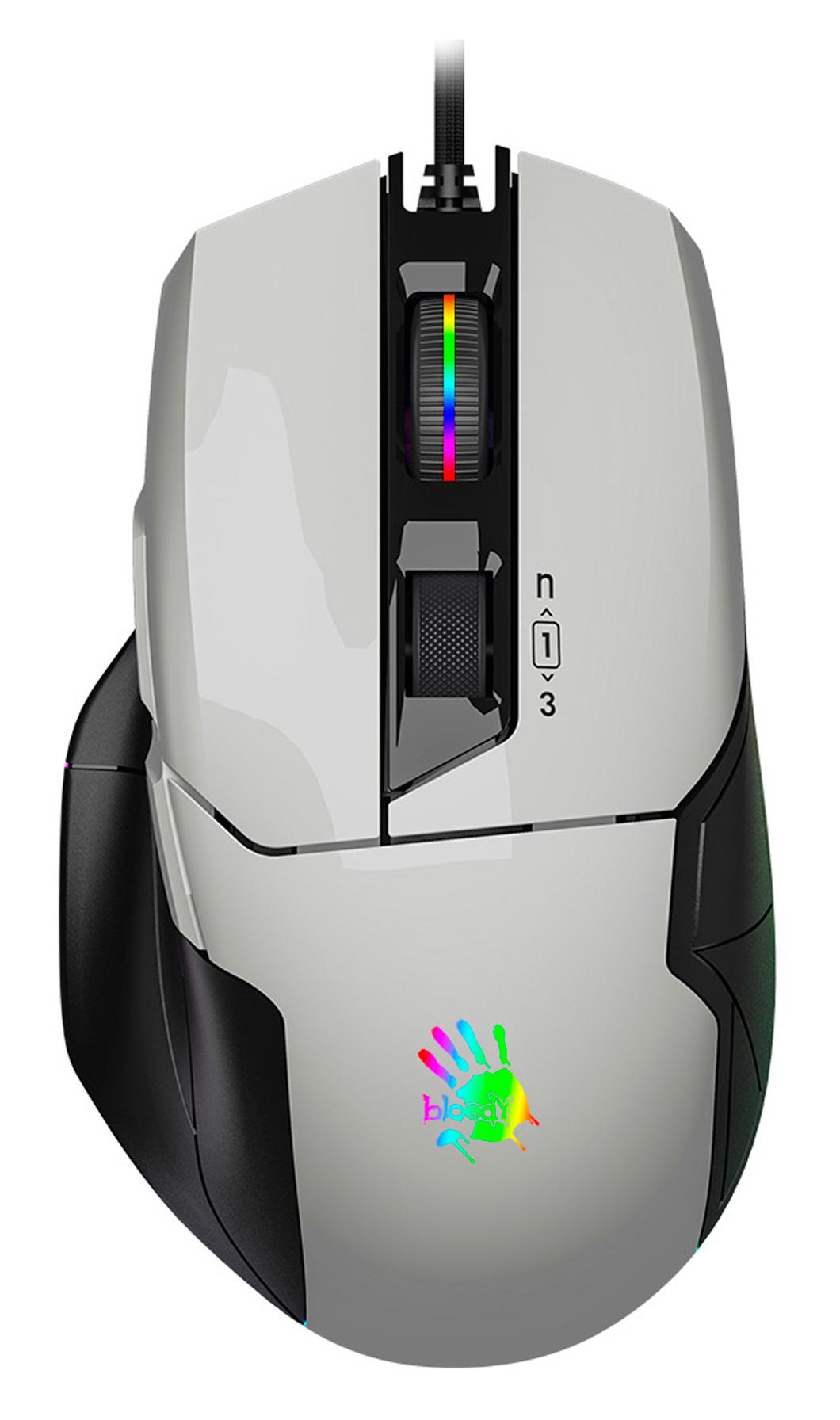 Мышь A4Tech Bloody W70 Max белый