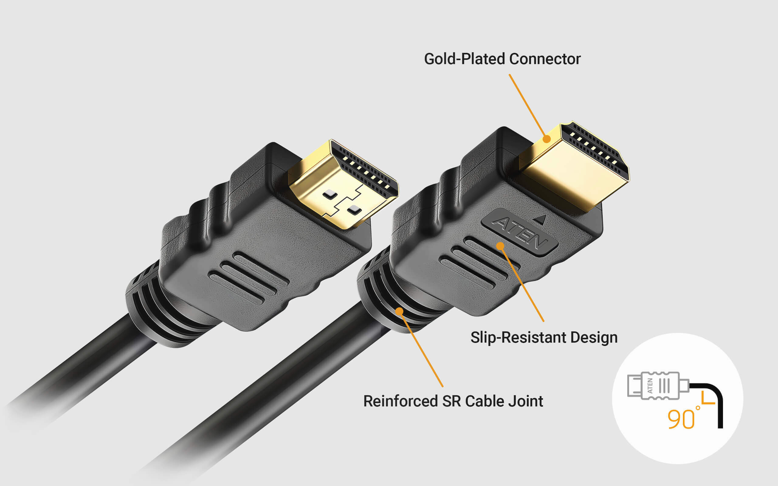 Кабель Aten HDMI v2.0 3м (2L-7D03H)
