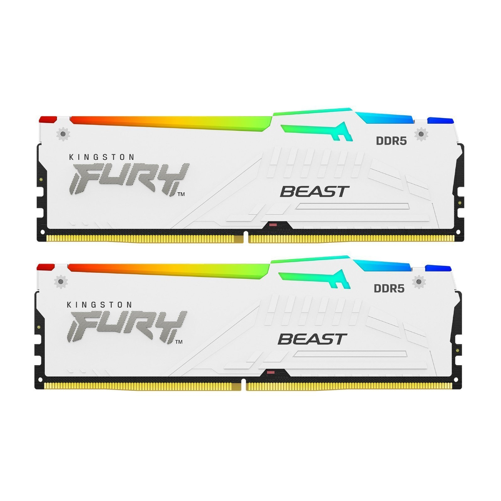 Оперативная память Kingston Fury Beast White RGB Expo 64GB DDR5 (KF560C30BWEAK2-64)
