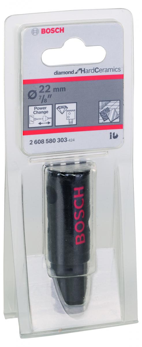 Алмазная коронка Bosch Diamond for Hard Ceramics 22 мм 2.608.580.303