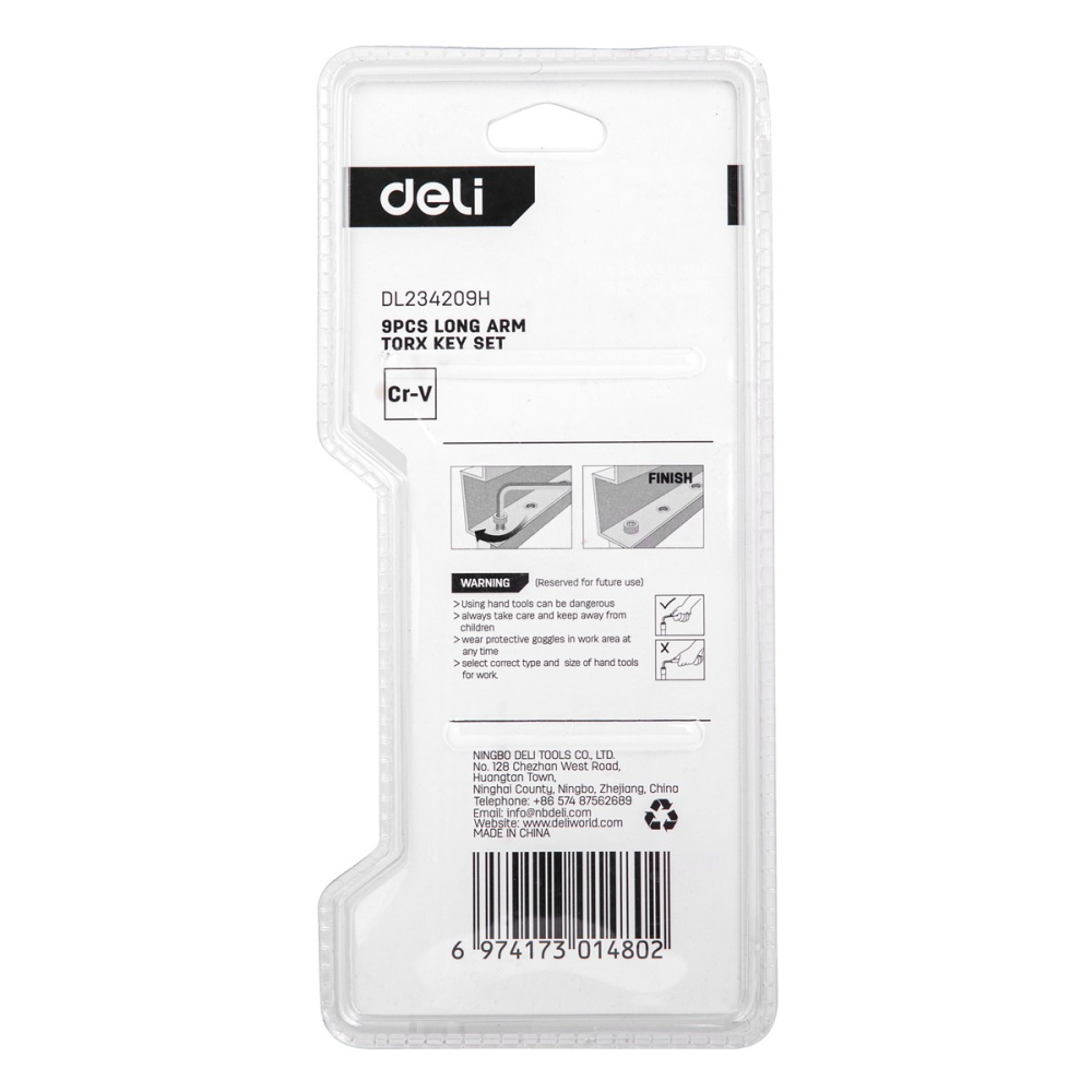 Набор ключей Deli DL234209H