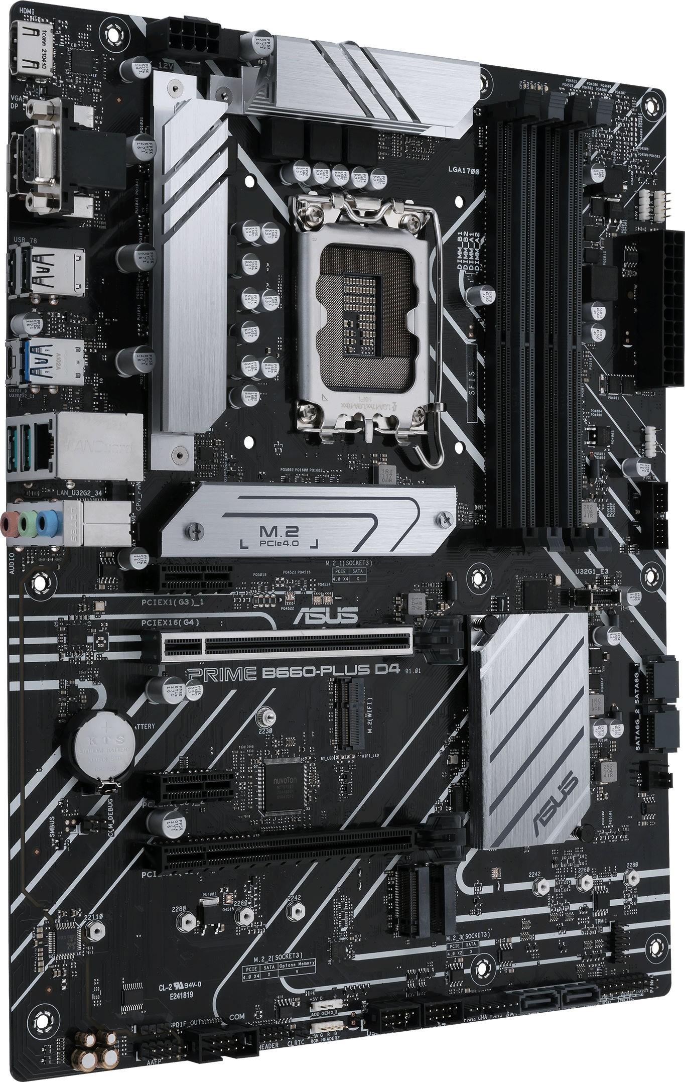 Материнская плата ASUS Prime B660-Plus D4 DDR4