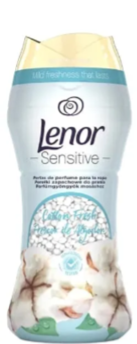 Парфюмированные гранулы для белья Lenor Sensitive Cotton 210г