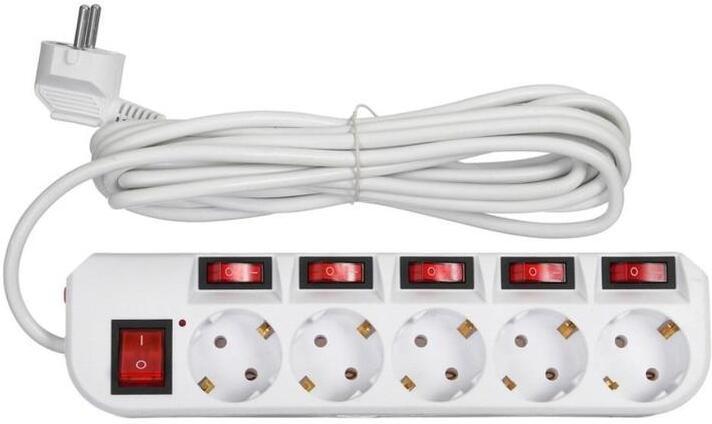 Сетевой фильтр Buro 500SH-5-SW-W белый