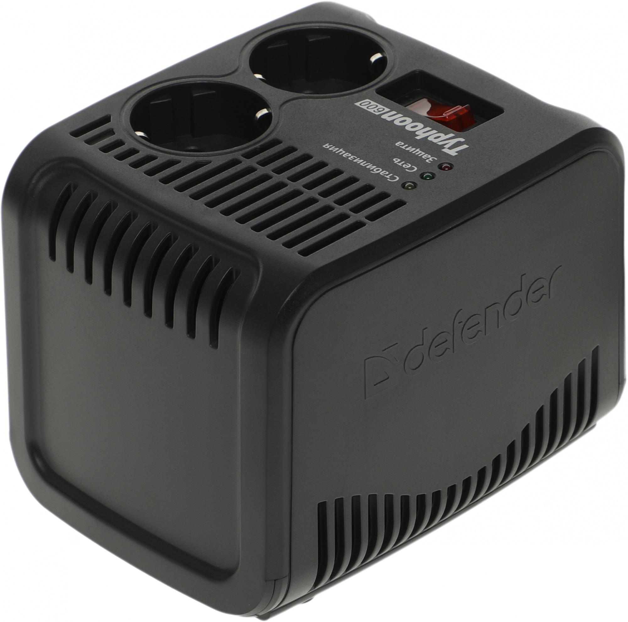 Стабилизатор напряжения Defender AVR Typhoon 600 (99032)
