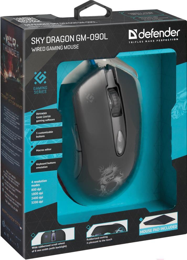 Мышь Defender Sky Dragon GM-090L (52090)