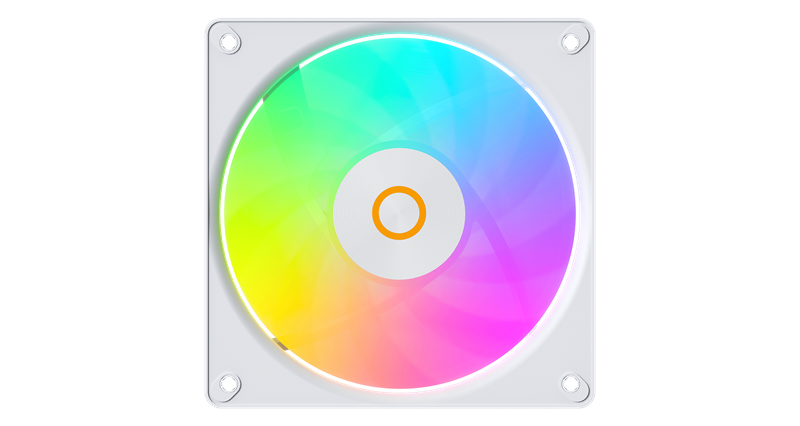 Вентилятор для корпуса Ocypus Gamma F12 Elite WH ARGB White (Gamma-F12-WH1AM00E-GL)