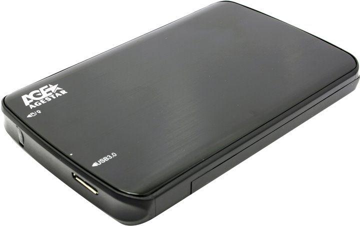 Бокс для накопителя AgeStar 3UB2A12 черный