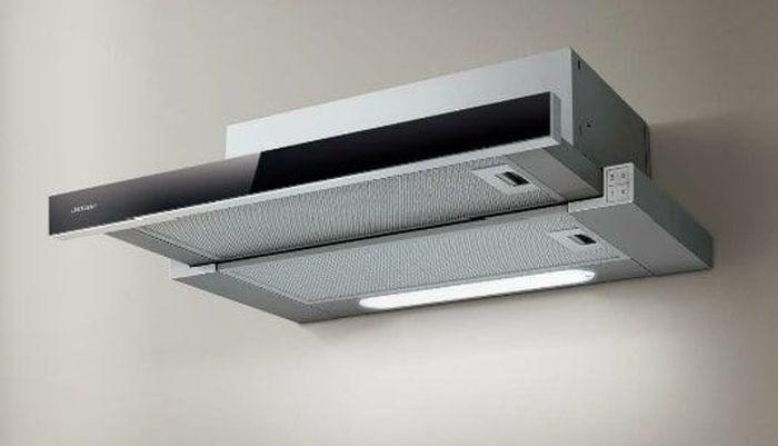 Кухонная вытяжка Jetair Orion LX/GR/F/60/VT черный/стекло черное (PRF0099878C)