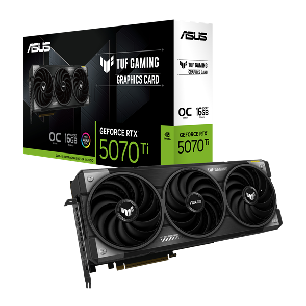 Видеокарта Asus TUF Gaming GeForce RTX 5070 Ti 16GB GDDR7 OC Edition (TUF-RTX5070TI-O16G-GAMING)