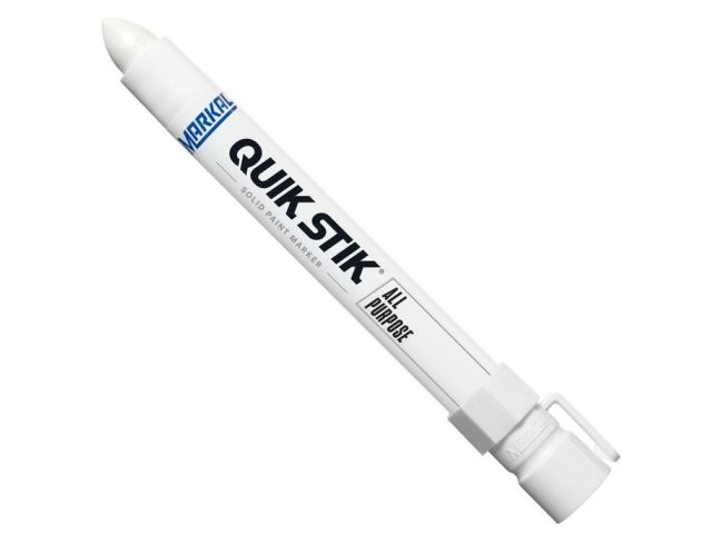 Маркер промышл. на основе твердой краски MARKAL QUIK STIK ALL PURPOSE БЕЛЫЙ (Толщина линии 17 мм. Цвет белый)