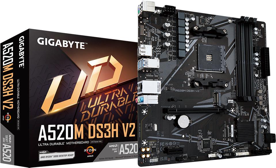 Материнская плата GigaByte A520M DS3H V2 rev. 1.0